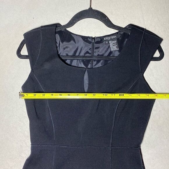 MSRP $238 Etcetera Black Dress Women's Size 2 - Picture 7 of 10